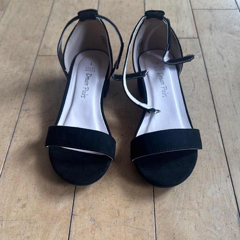 Black Open-Toe Sandals